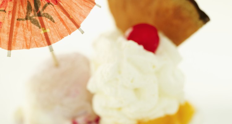 Las obleas combinan perfectamente con los helados.