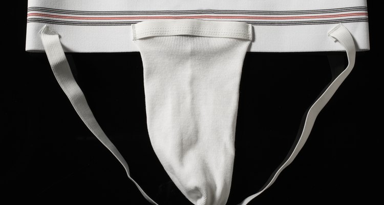 Jockstraps can be made at home using knitting needles