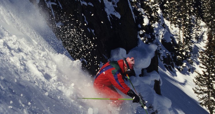Las altas montañas de Nuevo México son excelentes para esquiar durante los meses de invierno.