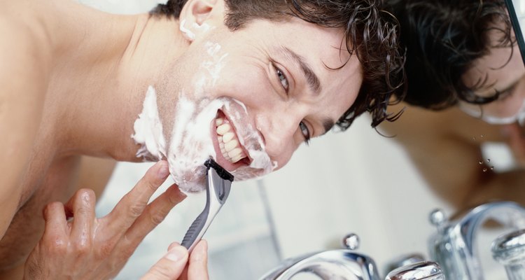 Man Shaving