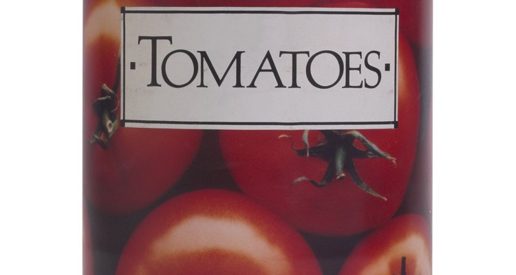 Tin Of Canned Tomatoes