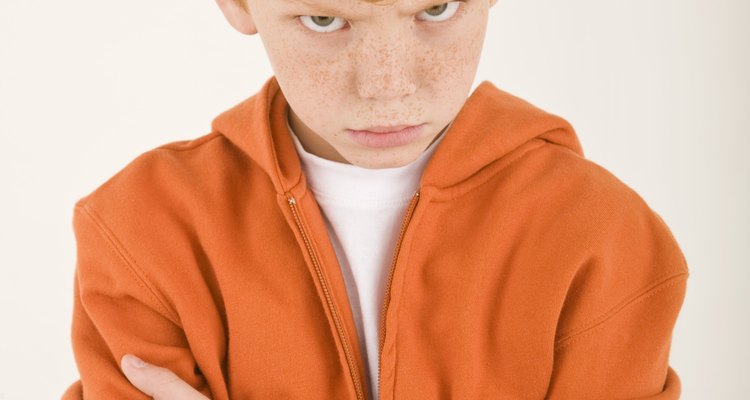 Puede ser difícil razonar con un niño testarudo.