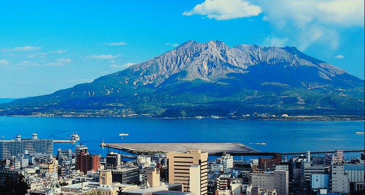 The first recorded eruption of the Sakurajima volcano occurred in the eighth century.