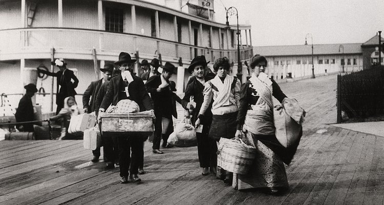 Los inmigrantes durante el siglo XIX realizaron una amplia variedad de trabajos.