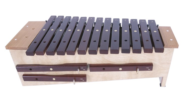 You can create a xylophone out of copper or glass at home.