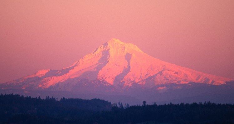 Mount Hood puede ser observado desde Portland en días claros.