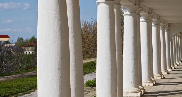 Columns are often tapered.