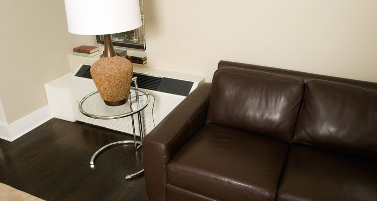 Use care when removing glue from leather objects.