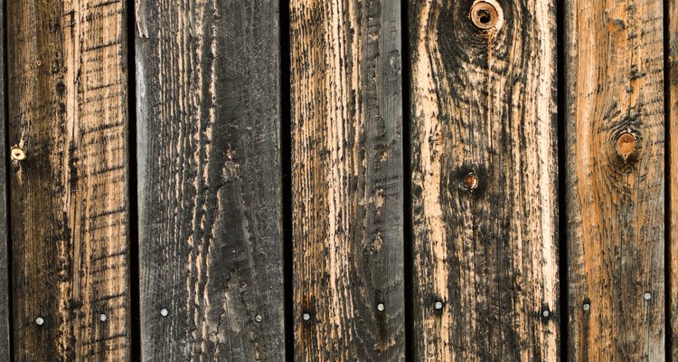 Weathered wood requires some special prep work before painting.