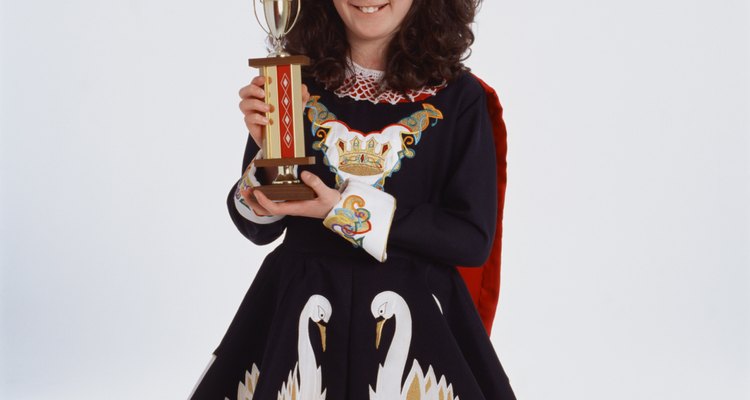Irish dance competition winner