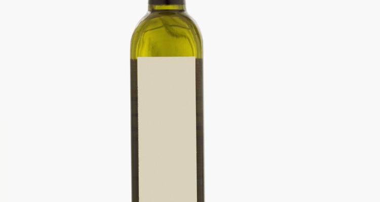 A bottle of olive oil