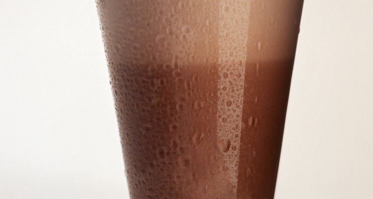 Chocolate milk splatters leave their mark.