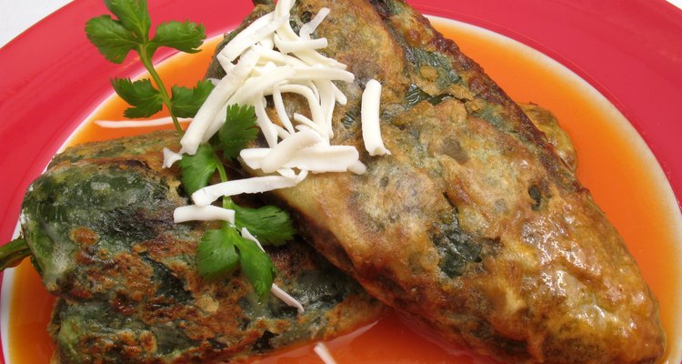 Chile Rellenos Stuffed With Cheese