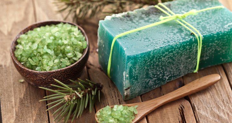 Pine soap with sea-salt.