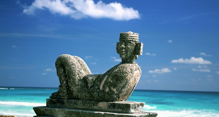 Ruínas arqueológicas em Cancún, México