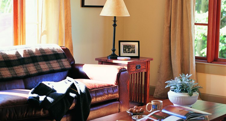 Windows with plenty of wall space on either side can afford a longer rod and larger finials.