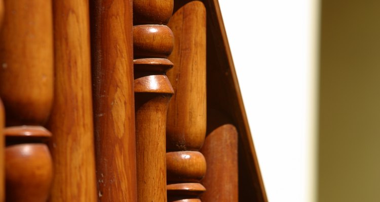 Install a banister on open landing areas to prevent falls.