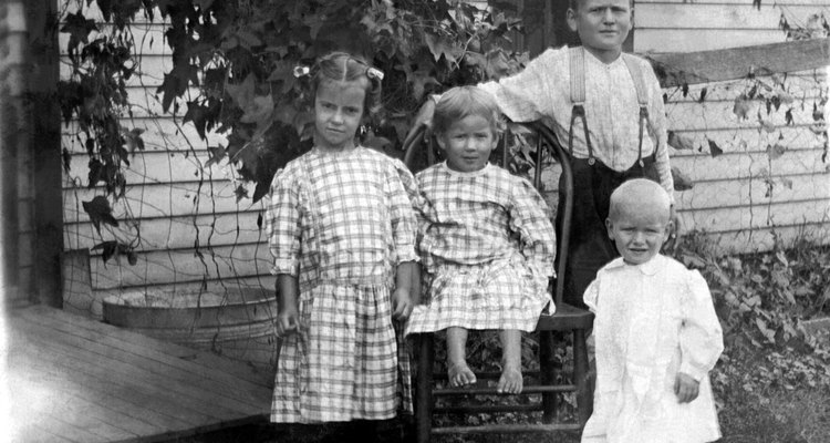 Vintage image of children