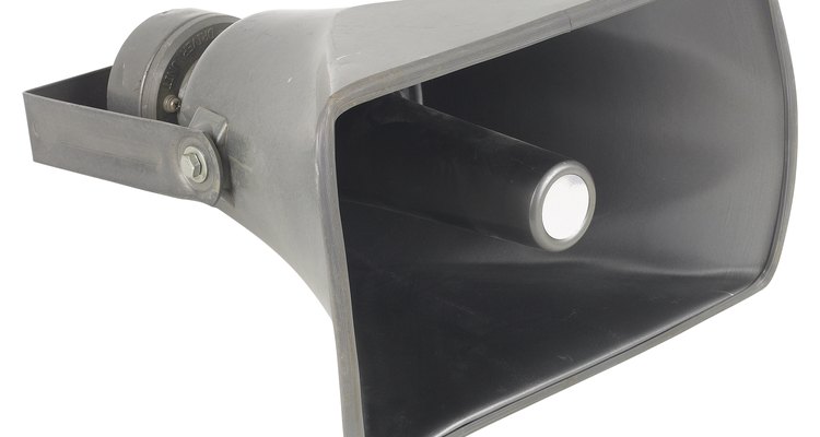 A horn tweeter is a hallmark of Klipsch speakers