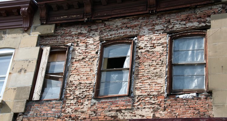 Structures suffering from heavy brick delamination cannot be fixed easily and are often torn down.