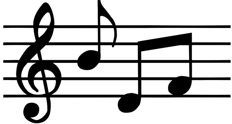 A clave de sol começa uma pauta e informa os músicos sobre a escala