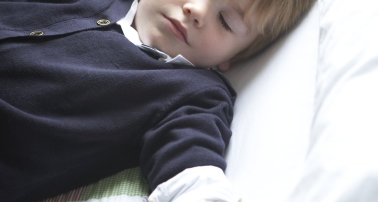 Algunos niños se resisten a las siestas.