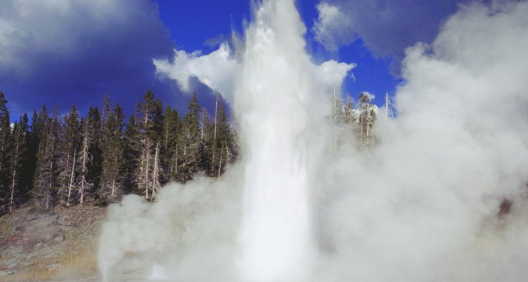 Los niños podrán disfrutar de géiseres y otra actividad hidrotermal en el Parque Nacional Yellowstone.