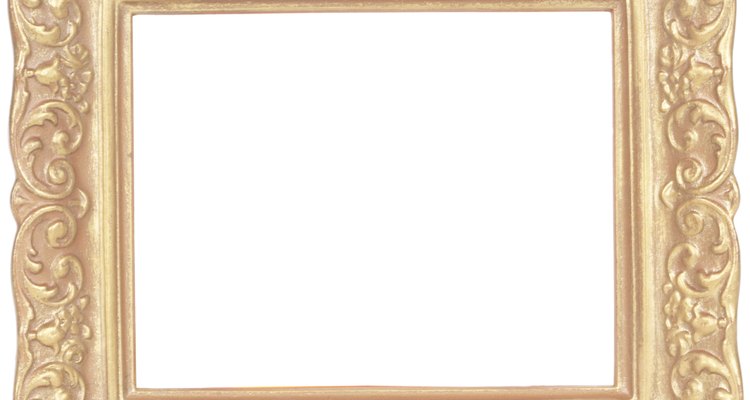 The style of the frame helps direct your arrangement.