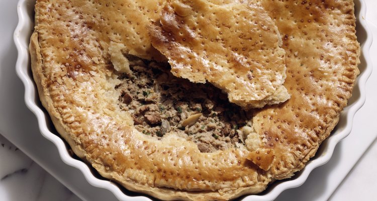 Delicate duck pie