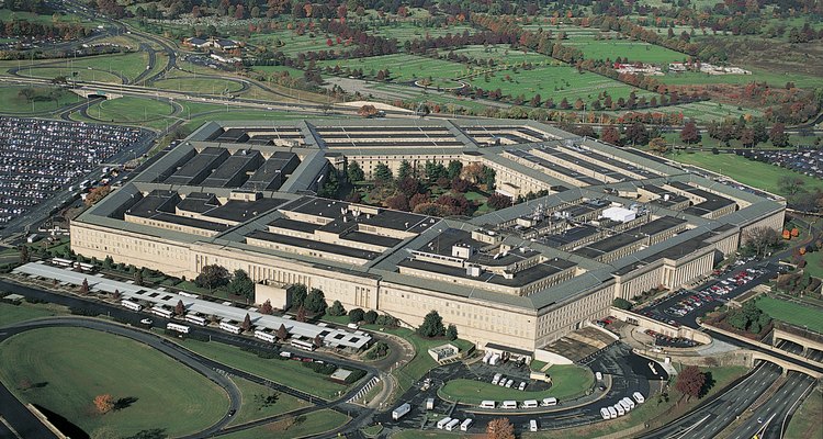 The Pentagon building is in the shape of a regular pentagon.