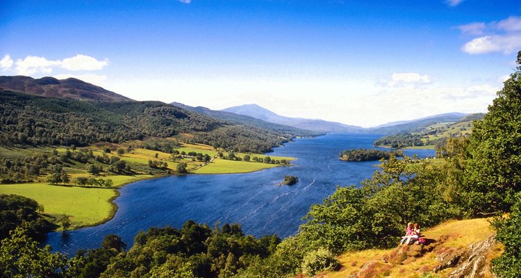 Vista del Loch Tummel cerca de Pitlochry-