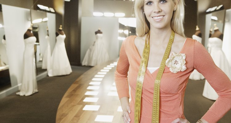 Woman with tape measure around neck