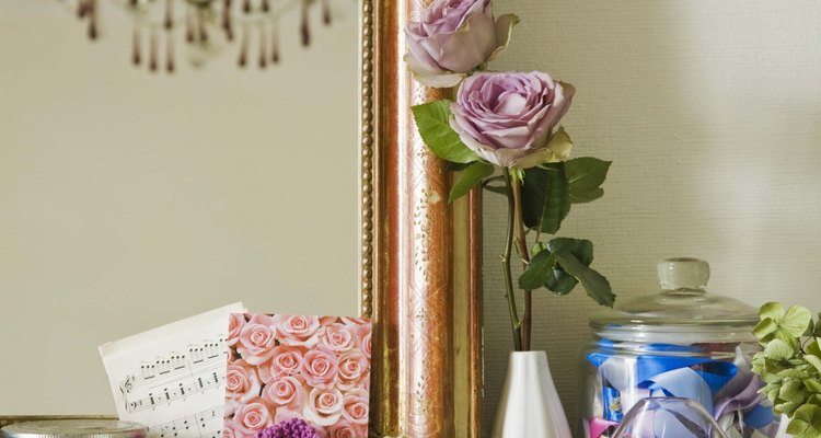 Dress up your mantle with all kinds of small decorative items.