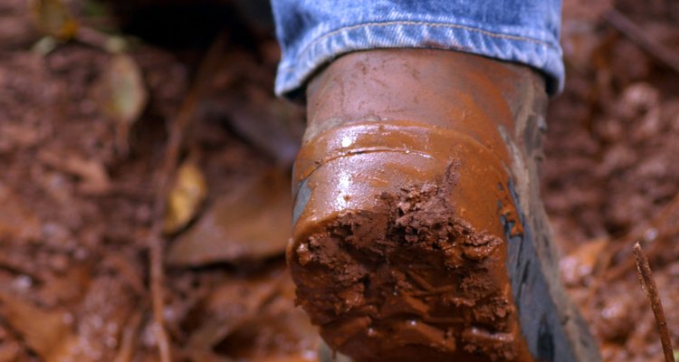 remove dried mud from tennis shoes in kitchen sink