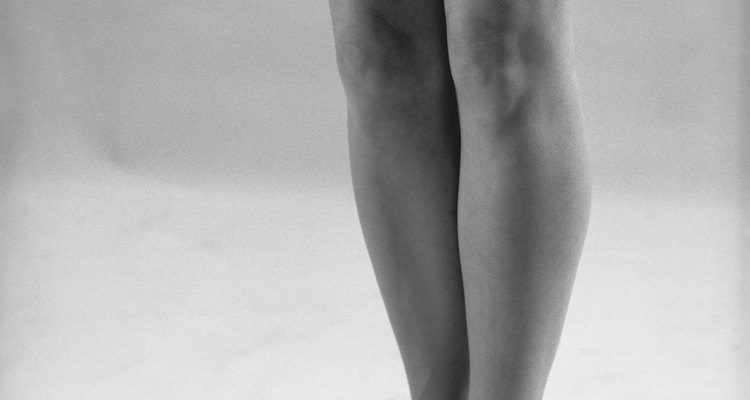Women wore girdles and garters to hold up their silk stockings and nylons.