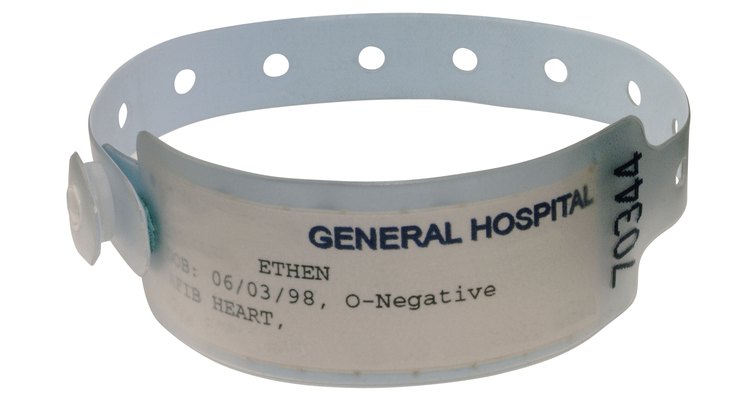 Pulseira de identificação