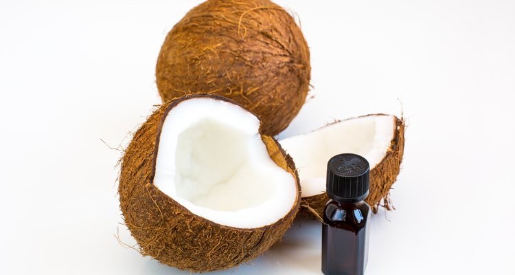 Fresh coconut and oil for alternative therapy