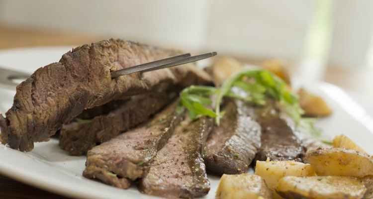 Sliced Steak Potatoes