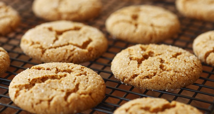 Ginger Snaps on a Cooling Rack