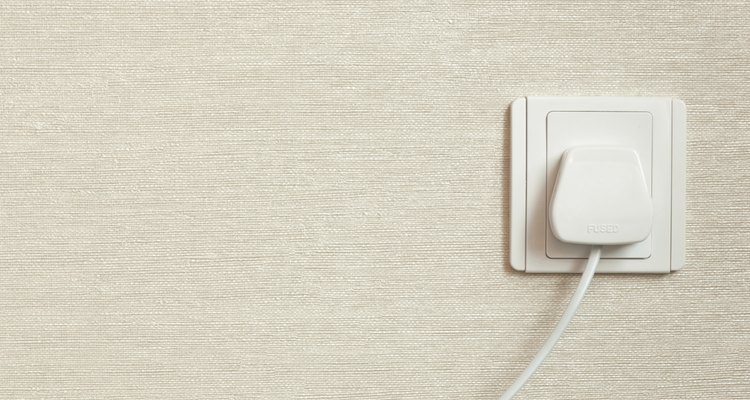 Standard 230-volt electrical socket.