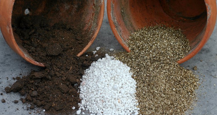 Be careful of vermiculite when mixing potting soil.