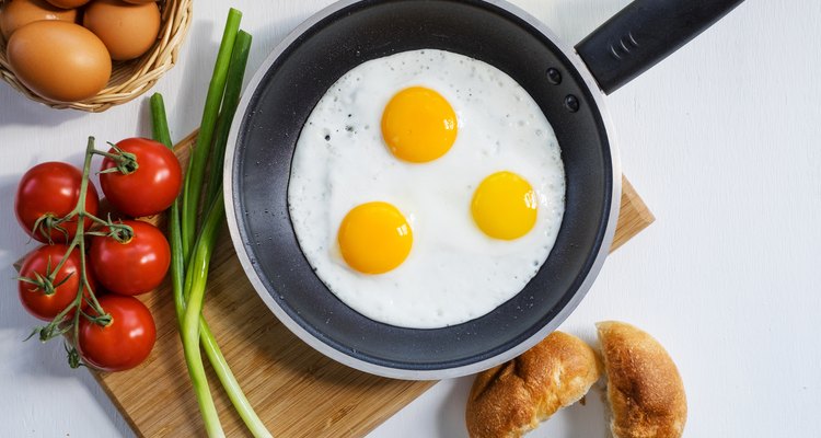 Scrambled Eggs on a Pan