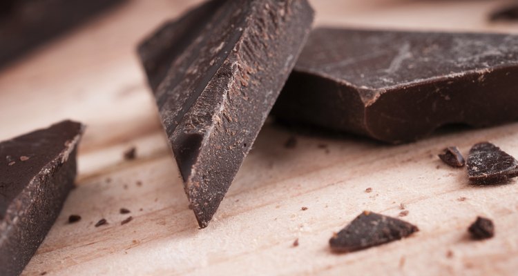 Pieces of Dark Chocolate