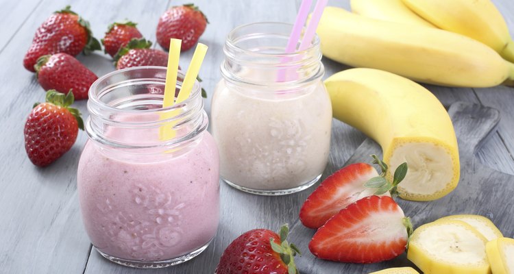 strawberry and banana smoothie