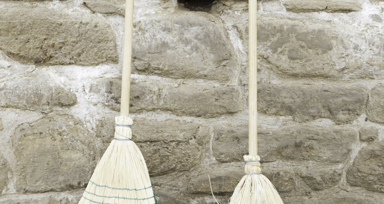 Complete your witches outfit with a broom and a crooked nose.