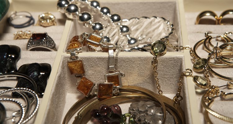 Jewelry in jewelry box, close-up