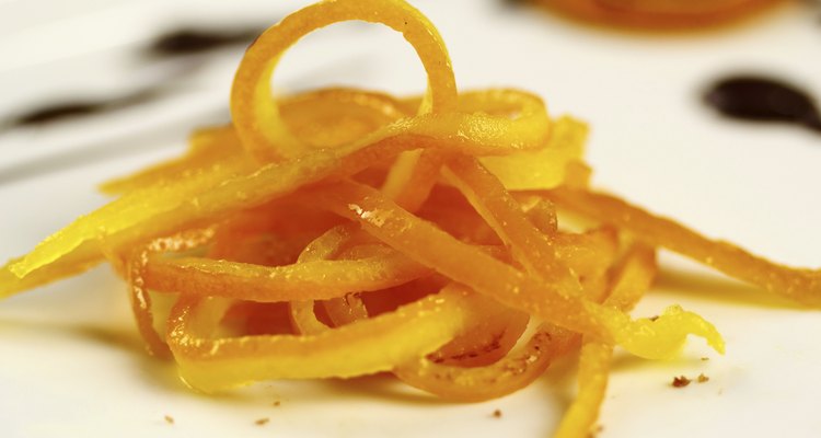 Candied orange zest