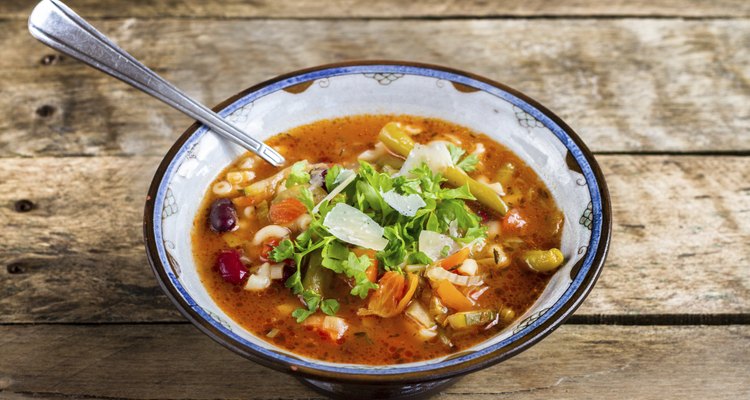 Italian Minestrone & Pasta Soup.