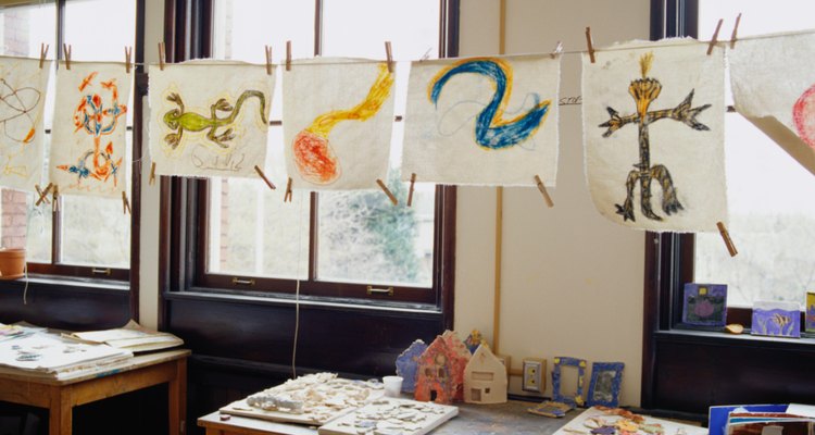 Displaying student work creates a community, ownership and classroom pride.