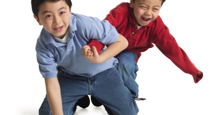 Una pequeña competencia amistosa entre niños es normal.
